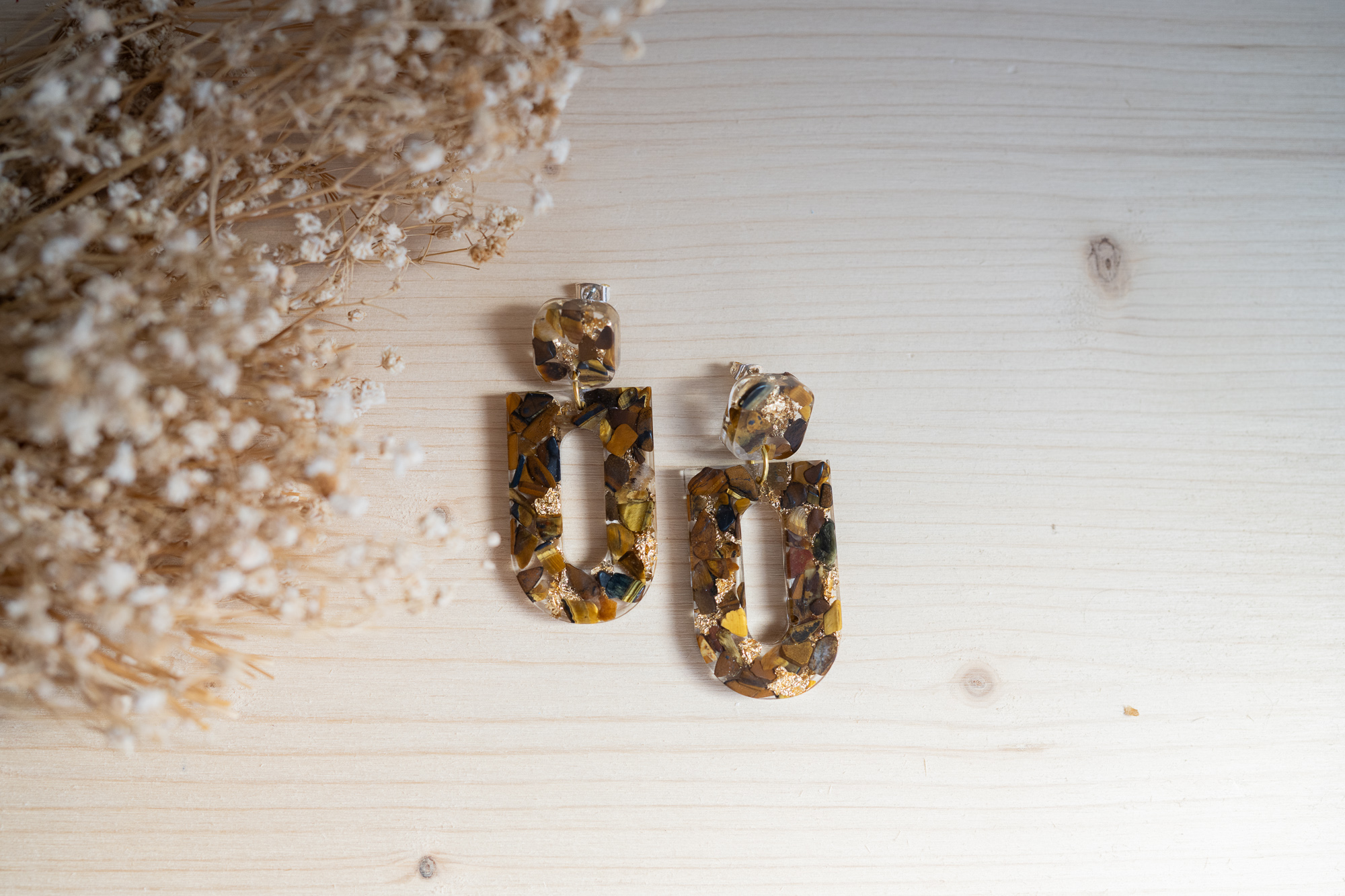 VITA earrings - tigers eye - Image 2