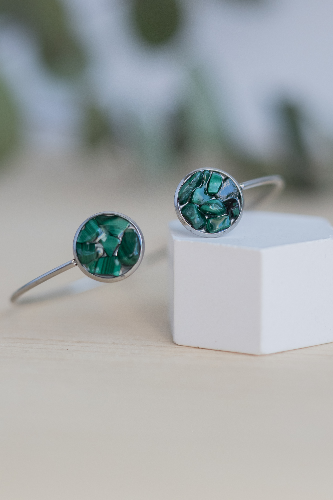 Zoya bracelet - malachite