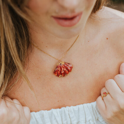 OCEA necklace coral