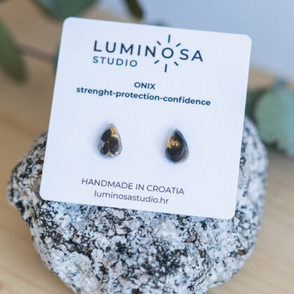 Luminosa stud - oniks suza