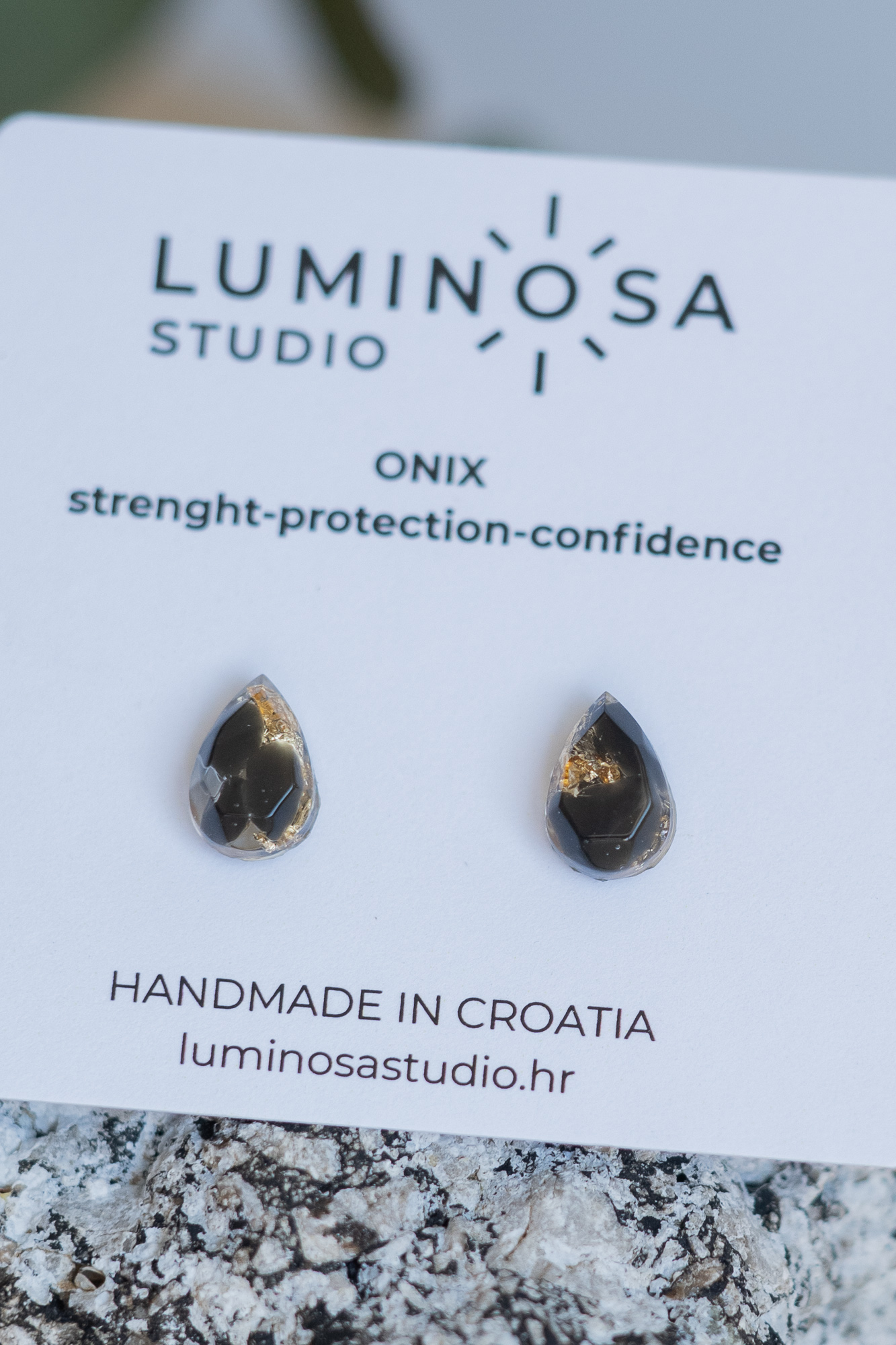 Luminosa stud - oniks suza - Slika 3