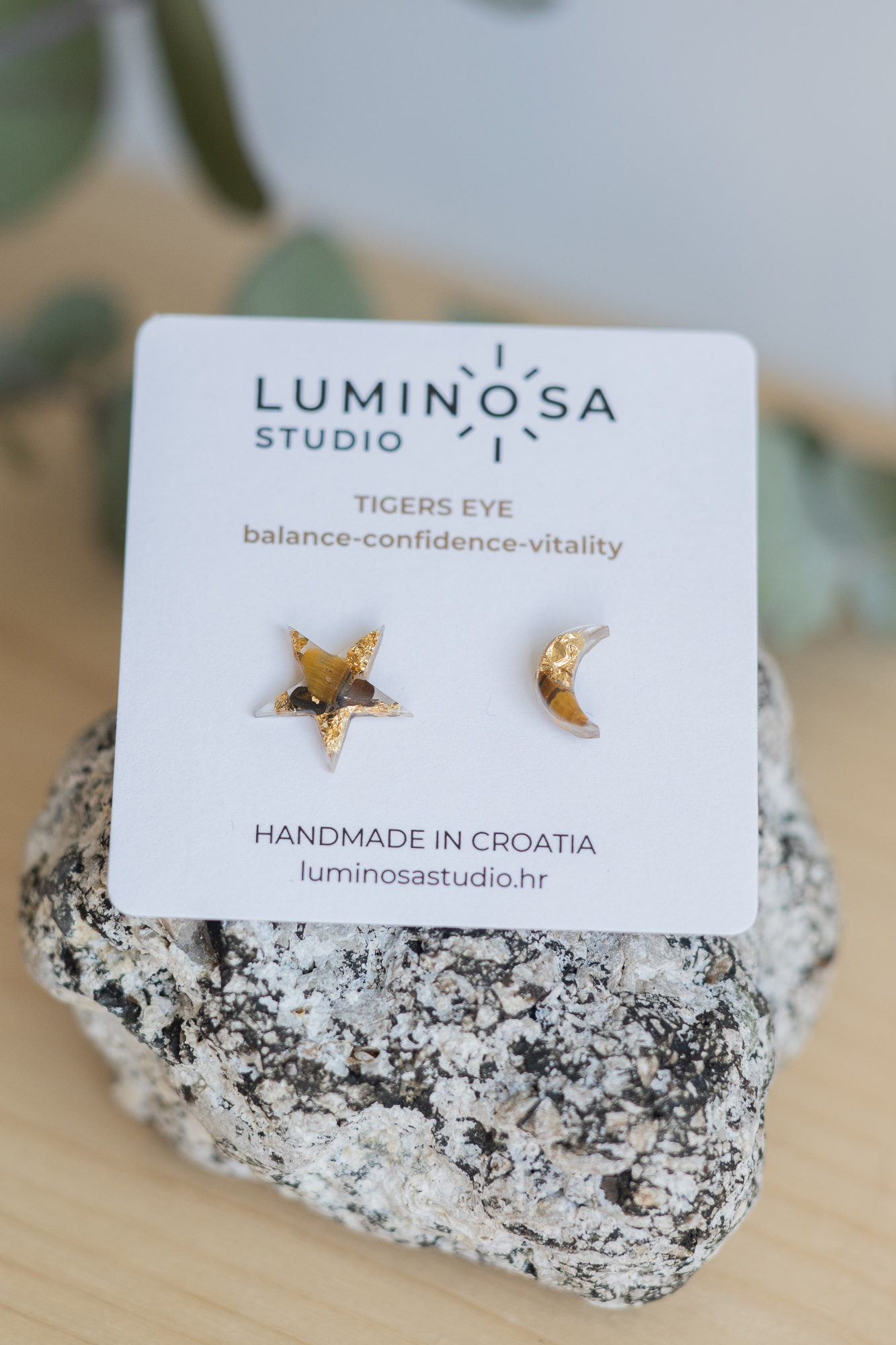 LUMINOSA STUD - tigrovo oko zvijezda mjesec