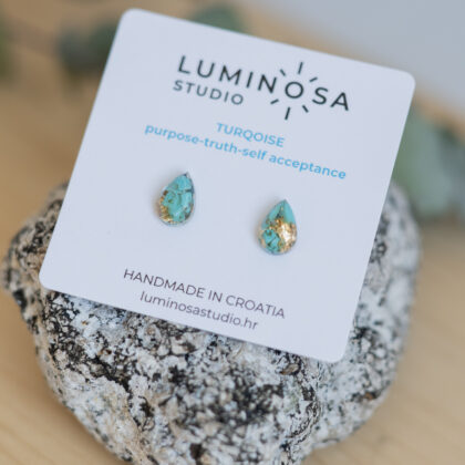 LUMINOSA STUD - suza tirkiz