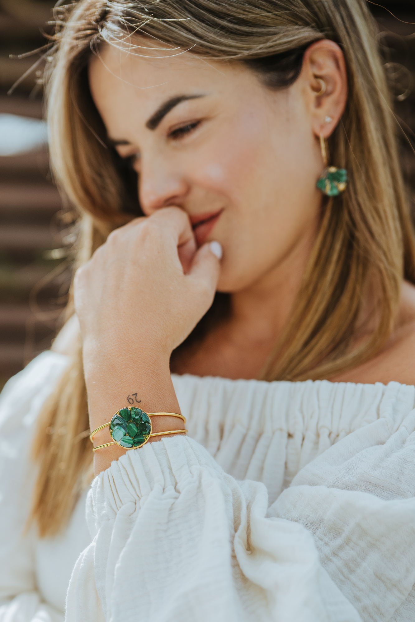 GAIA BRACELET - malachite